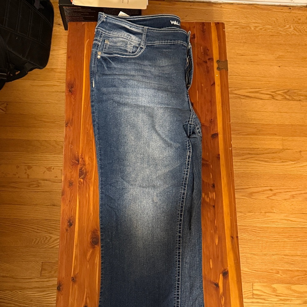 Wallflower Women's Dark Blue Boot Cut Jeans - Picture 4 of 4